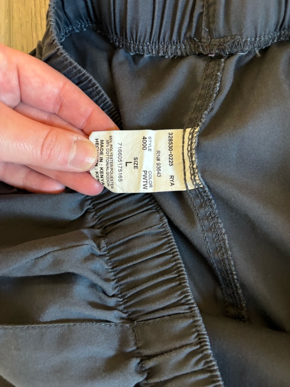 Cherokee Men's Cargo Pants in Pewter Grey - Picture 3 of 5